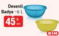 DESENLİ BADYA 6 L fiyat ve kampanya bilgisi